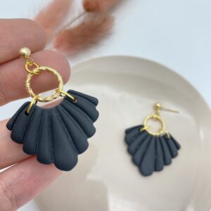 Carla Ohrringe - Schwarz