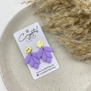 Laura Ohrringe - Flieder