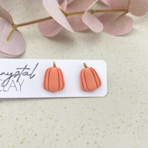 Kürbis Ohrstecker Mittel - Grapefruit