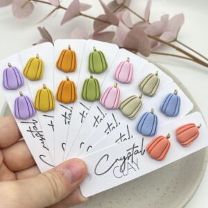 Kürbis Ohrstecker Mittel