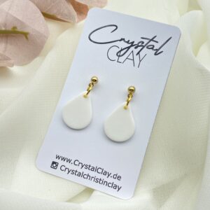 Maika Ohrringe - Weiß