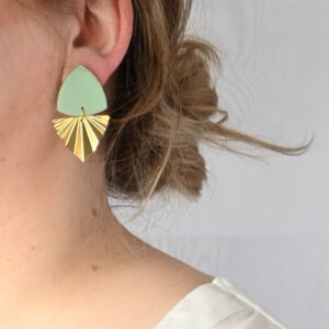 Lou Ohrringe - Eukalyptus