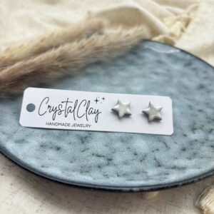 Stern Ohrstecker - Silberschimmer