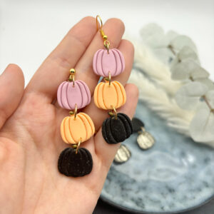 Kürbis Trio Ohrringe