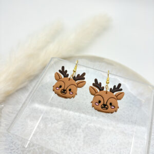 Rieka Ohrringe - Hellbraunes Gesicht