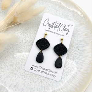 Mina Ohrringe - Schwarz