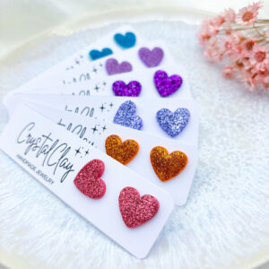 Lovely Glitzer Ohrstecker