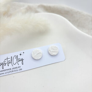 Trine Ohrstecker - Weiß