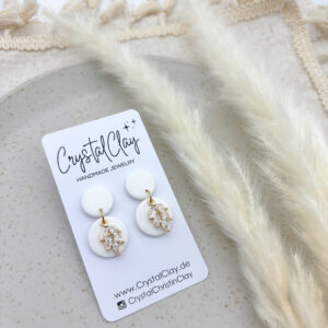 Lije -Bridal- Ohrringe - Weiß