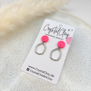 Bella Ohrringe - NEON Pink