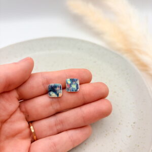 Caro Ohrstecker Einzelstücke - Kristallmuster