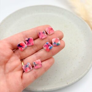 Caro Ohrstecker Einzelstücke - Blumenmuster