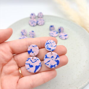 Lije Ohrringe Einzelstücke - Strawberry/Pazifik