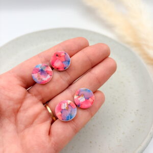 Einzelstücke Mara Ohrstecker - Blumenprint