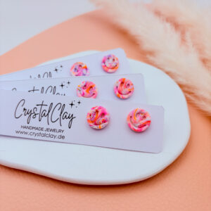 Kleine Happy Ohrstecker Einzelstücke