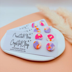 Einzelstücke Mara Ohrstecker - Farbmix grob