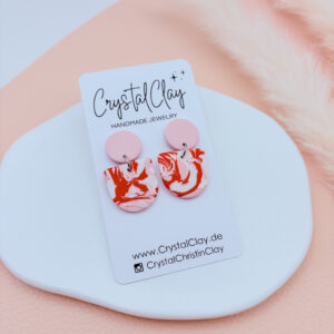 Charlie Ohrringe Einzelstücke - Rosa/bunt