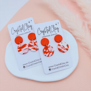 Lije Ohrringe Einzelstücke - Rot/Bunt