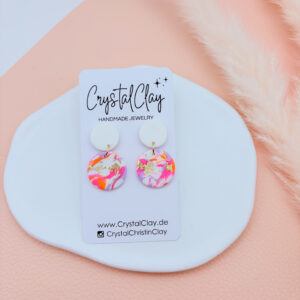 Lije Ohrringe Einzelstücke - Weiß/Bunt