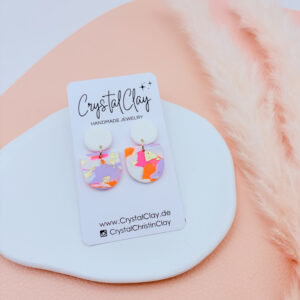 Charlie Ohrringe Einzelstücke - Weiß/Bunt gemixt