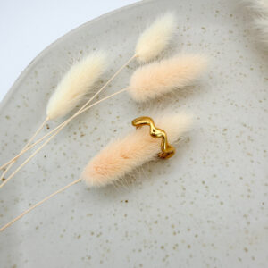 Abstrakter Ring - Gold